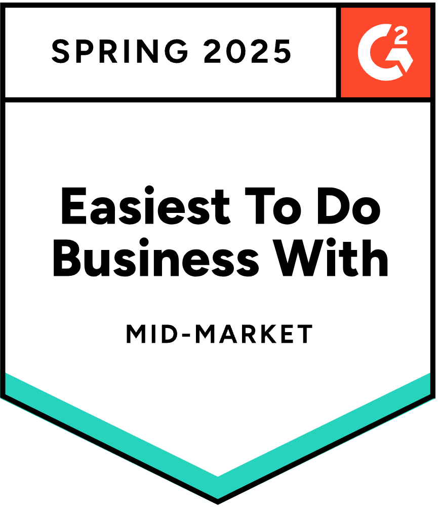 G2 Mid-Market Easiest to Do Business With
