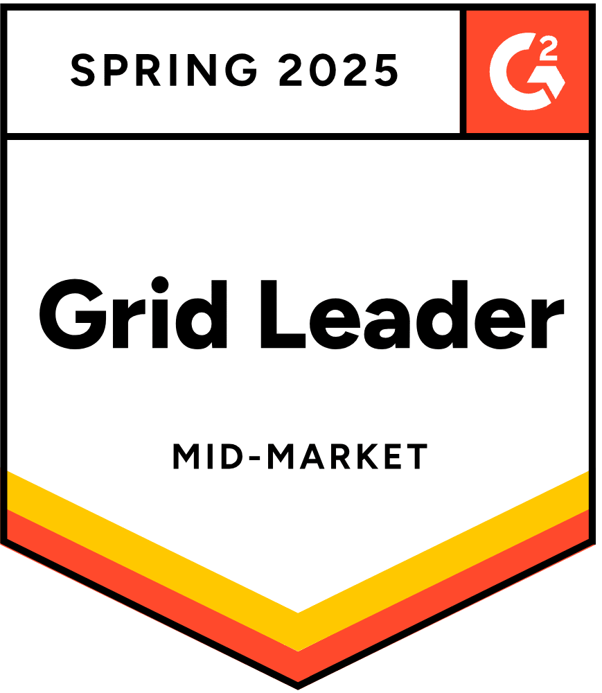 G2 Mid-Market Grid Leader Badge